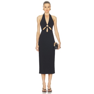 Gaia 性感礼服REVOLVE小众新款 VINNA 黑色 裙子 Cult