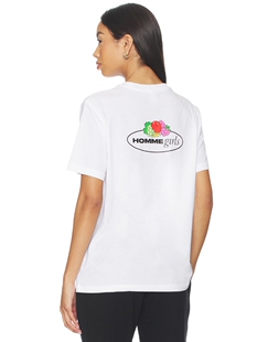 HOMMEgirls T恤 revolve小众新款 白色