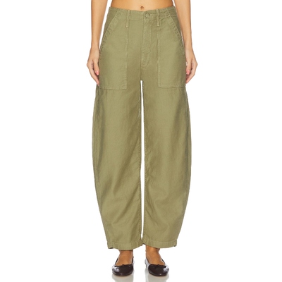 MOTHER THE FANGIRL FATIGUE FLOOD 长裤 绿色美式休闲风REVOLVE