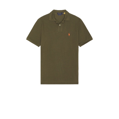 Polo Ralph Lauren 拉夫劳伦POLO衫橄榄色经典款翻领短袖REVOLVE