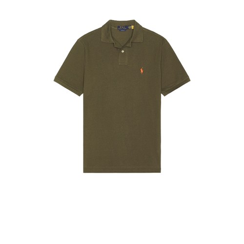Polo Ralph Lauren 拉夫劳伦POLO衫橄榄色经典款翻领短袖REVOLVE