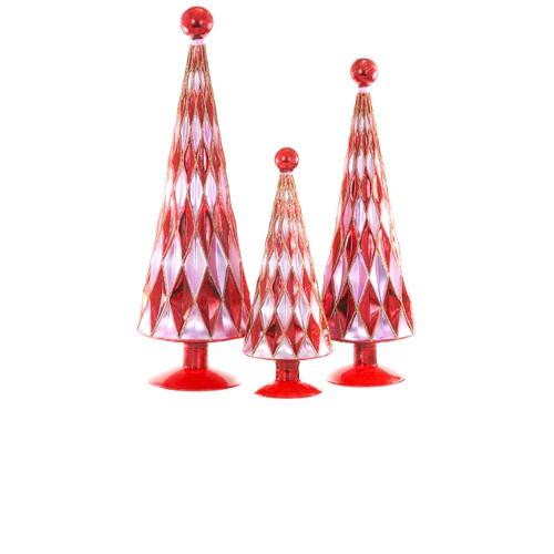 Cody Foster & Co DECORATIVE TREE SET  装饰树摆件套装  红色