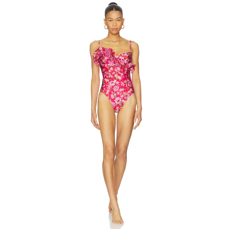 PatBO PEONY PRINT 一件式泳装 26早秋新品 revolve小众新款