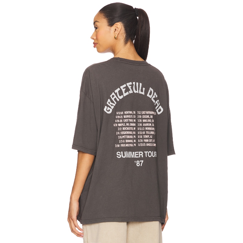 [冬季内搭]Junk Food GRATEFUL 图案T恤辣妹风REVOLVE小众