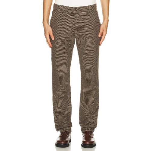 Marine Layer SATURDAY 斜纹棉布长裤 棕色REVOLVE小众新款