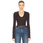 Enza 棕色REVOLVE小众新款 Costa 上装