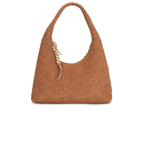 Loeffler Randall Willow Crochet Raffia Shoulder Bag  revolve