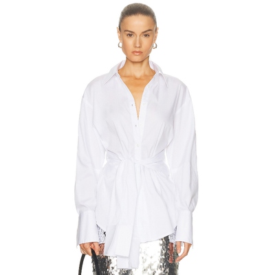 SIMONMILLER INNA 上装 白色REVOLVE小众新款