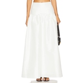 COME 半身裙白色绸缎静奢风长裙REVOLVE小众 MORE 春季 新品