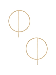 8 Other Reasons LIGHTS OUT 圆环耳饰 revolve小众新款 金属金色