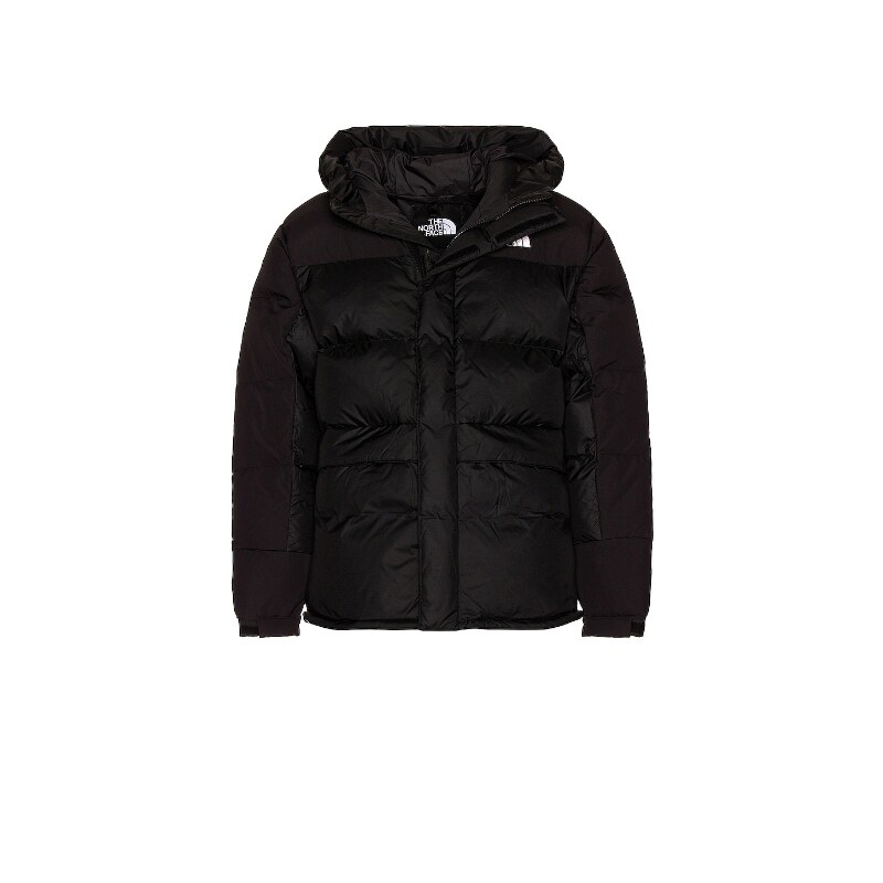 The North Face 北面寒冬保暖羽绒服黑色连帽外套REVOLVE冬季新品