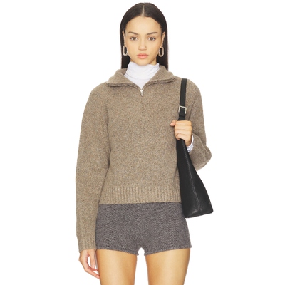 Stitches & Stripes SILVERTON 半拉链 灰褐色REVOLVE小冬季保暖