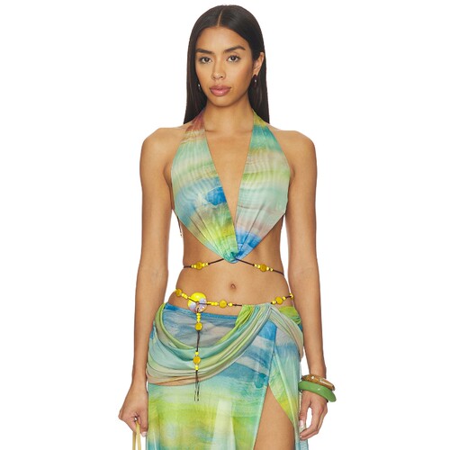 Jaded London HALTER NECK WITH BEADED STRAPS 上装 26春夏新品