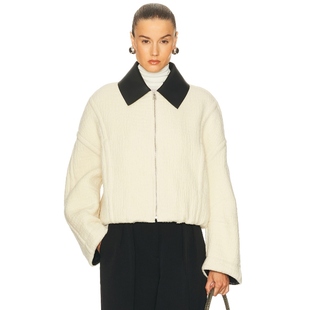 冬季 Gaultier 新品 Paul 巴恩夹克拼接翻领复古外套REVOLVE Jean