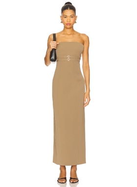 [冬季新品]4th & Reckless STEPHANIE 裙子 米色 REVOLVE小众