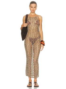 Tropic of C CELESTE 裙子 橄榄色REVOLVE小众新款