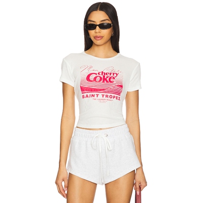 The Laundry Room T恤 白色y2k辣妹风REVOLVE小众