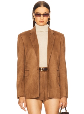 Zuleyha Kuru DENNY 西装 棕色 老钱风REVOLVE小众新款