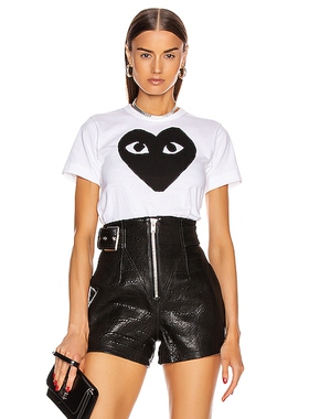 COMME des GARCONS PLAY  CDG 川久保玲夏季T恤REVOLVE小众新品