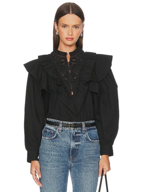 [冬季新品]Scarlett Poppies RENA 上装 黑色y2k辣妹风REVOLVE