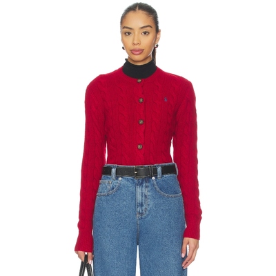 [春节穿搭]Polo Ralph Lauren拉夫劳伦长袖羊绒衫红色老REVOLVE