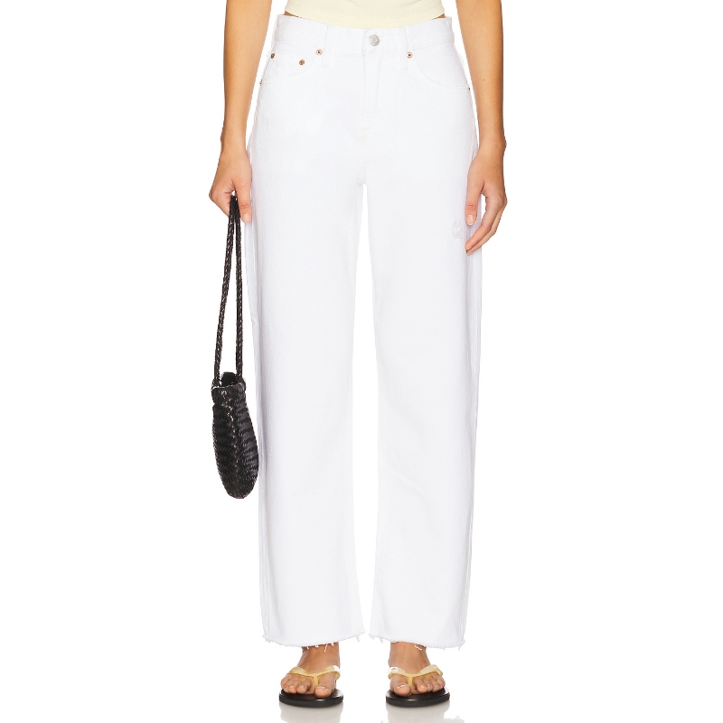 PISTOLA LEXI 直筒 白色 美式复古风REVOLVE小众新款