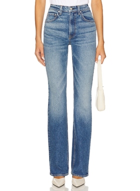 [冬季新品]GRLFRND MELANIE 牛仔裤 蓝色 美式复古风REVOLVE小众