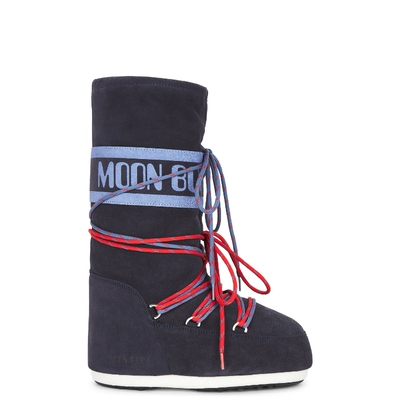 MOON BOOT MB ICON LACES 靴子 藏青色 女款REVOLVE小众新款