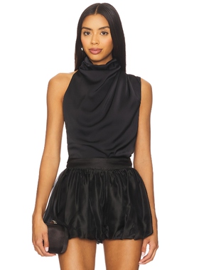 [春季新品]MISHA CONSTANTINA 无袖上装黑色辣妹风REVOLVE新款