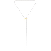 LAUREN 套索项链 金属金色 BRACHA REVOLVE小众新款