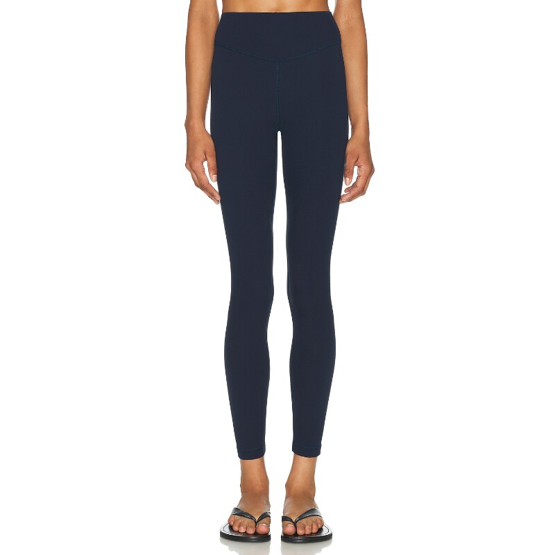 lululemon藏青色瑜伽裤九分运动风秋冬新品高腰运动长裤REVOLVE