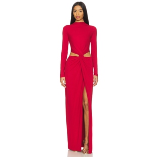 红色性感礼服REVOLVE小众新款 Cult 长裙 KERI Gaia