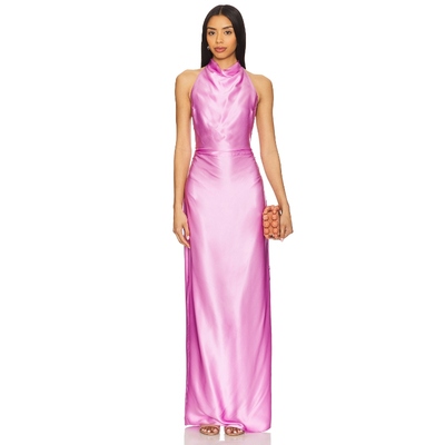 [冬季新品]Amanda Uprichard MARCINE 裙子 粉色礼服裙REVOLVE