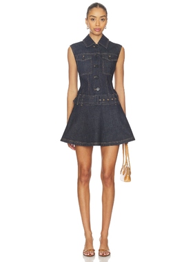 self-portrait DRESS 裙子 蓝色REVOLVE小众新款