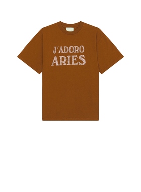 Aries J'ADORO 夏季T恤 棕色REVOLVE小众新款