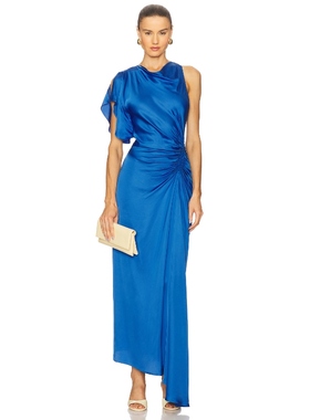 [冬季新品]A.L.C. PIA 针织连衣裙保暖蓝色REVOLVE小众