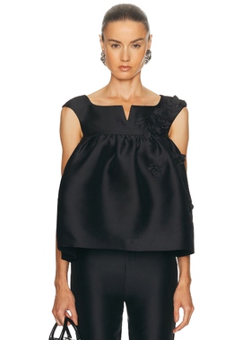 Shushu/Tong 上装 黑色REVOLVE小众新款