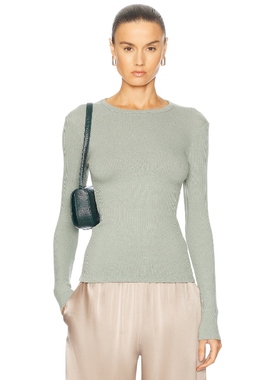 SABLYN QUINCY 上装长袖上衣 天蓝 y2k辣妹风REVOLVE小众新款