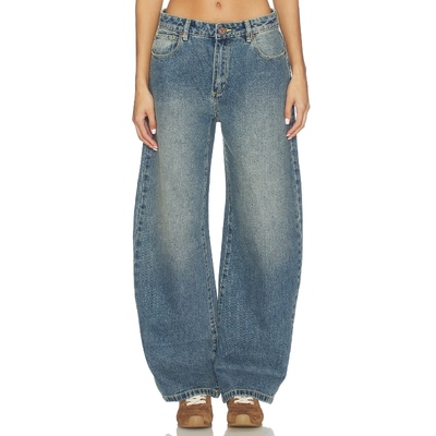 Abrand 95 桶形 蓝色 美式复古风REVOLVE小众新款