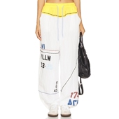 LABEL白色高腰休闲运动裤 运动休闲REVOLVE YLLW THE 春季 新品