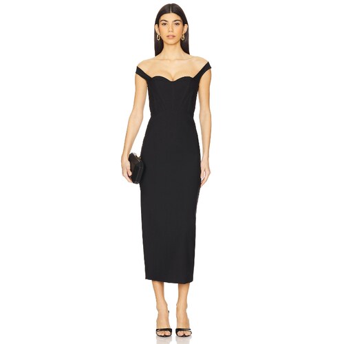 [秋冬新品]Michael Costello RUBINA 连衣裙 黑色REVOLVE小众