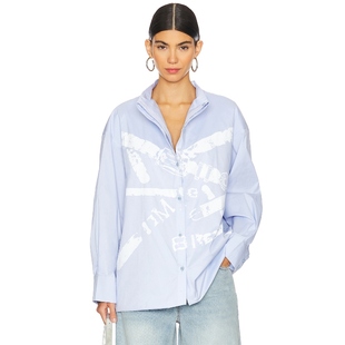 MARRKNULL 新品 BELTS 衬衫 BlueREVOLVE小众 Baby 冬季