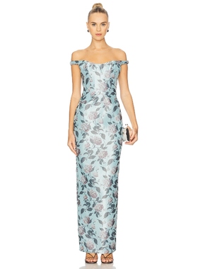 [冬季新品]Katie May TEMPEST 长裙Baby Blue REVOLVE小众