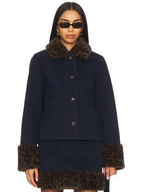 LPA ROBBY 夹克 藏青色 美式休闲风REVOLVE小众新款