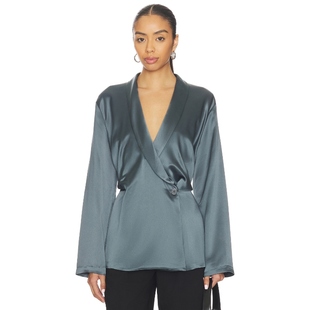 y2k辣妹风REVOLVE小众新款 EAVES 深灰色 上装 SIGRUN