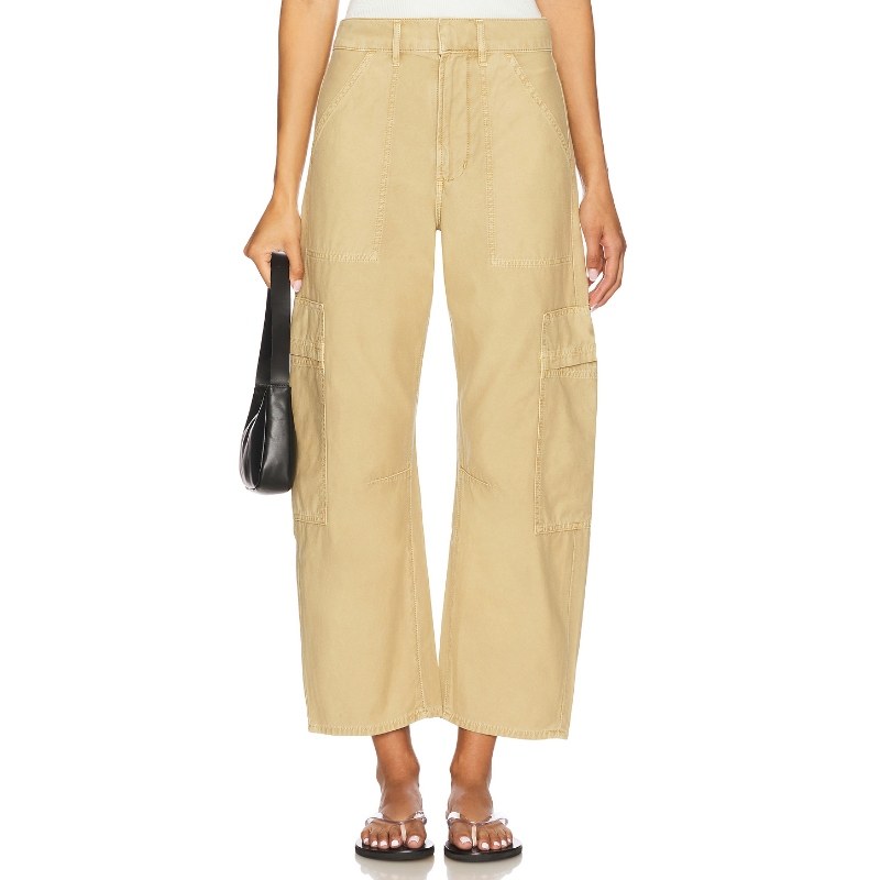 [冬季新品] Citizens of Humanity简约风米色直筒长裤REVOLVE