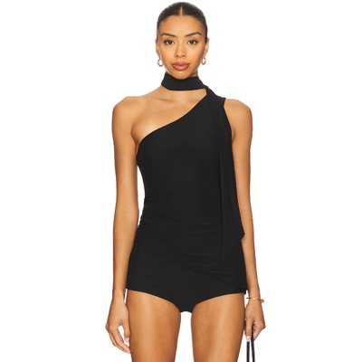 AFRM MAPLE 上装 黑色 y2k辣妹风REVOLVE小众新款