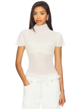 [冬季内搭]LIONESS SWEETNESS 上装象牙白 辣妹风 REVOLVE新款