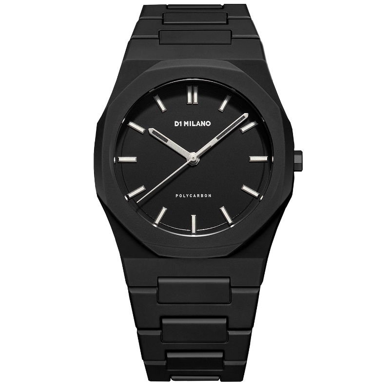 D1 Milano POLYCARBON 手表 黑色REVOLVE小众新款