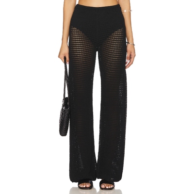 [冬季新品]DEVON WINDSOR TARA 长裤 黑色美式休闲风REVOLVE小众